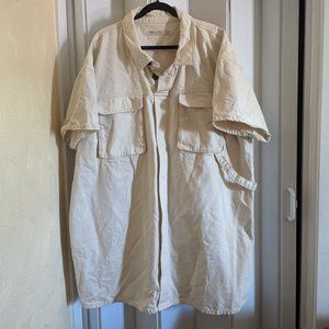 Asos Denim utility shirtdress in natural denim